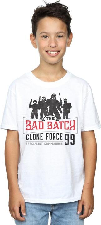 Actual product image Star Wars Boys The Bad Batch Clone Force 99 T-Shirt (152, 158)