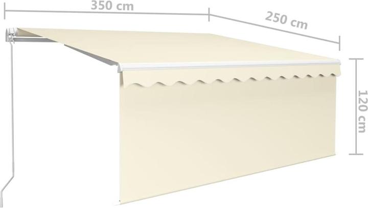 Produktbild vidaXL Markise (3.50 m)