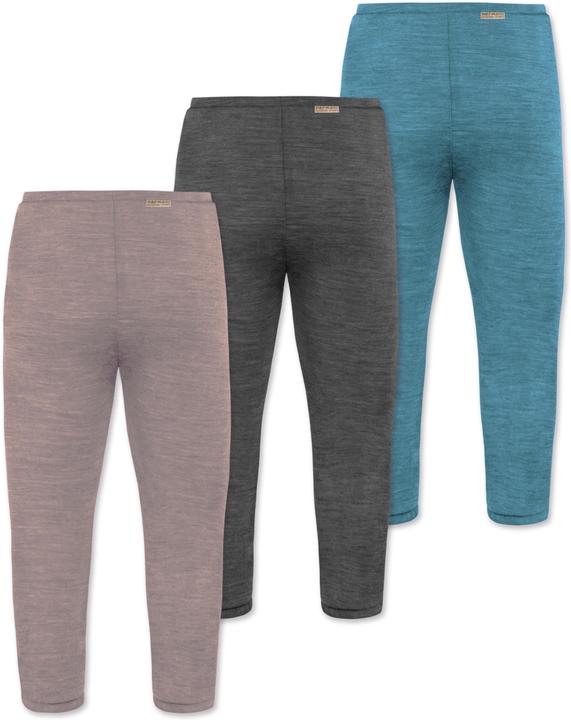 Immagine prodotto Normani Confezione da 3 pantaloni baby merino con piedini - 9543 (56)
