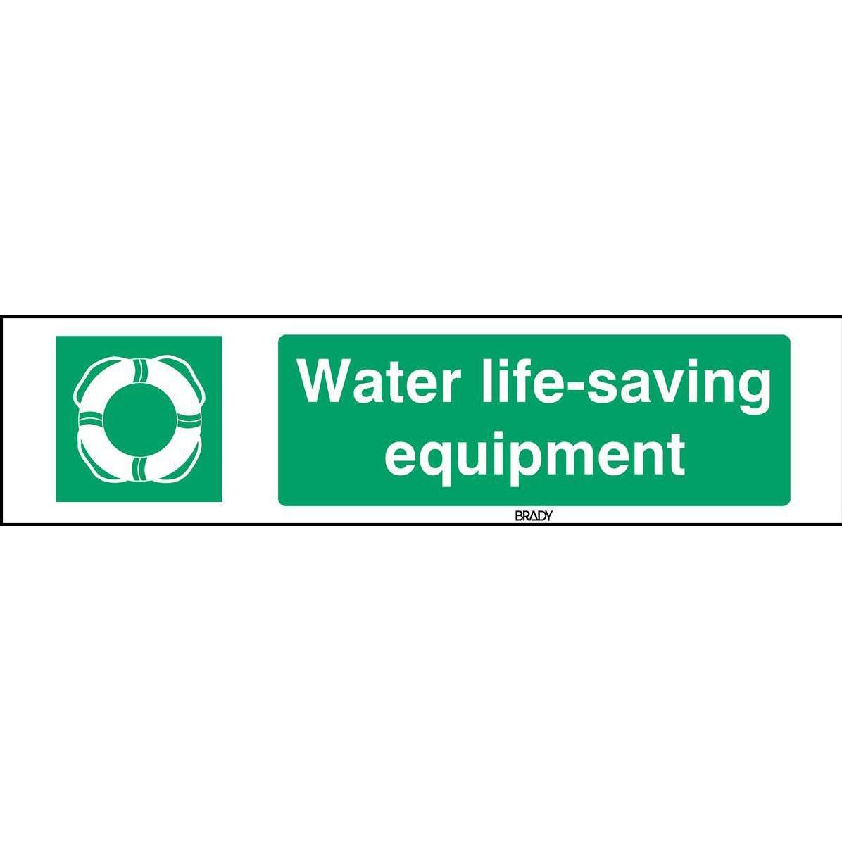 Brady, Sicherheitskennzeichnung, ISO Safety Sign - Water