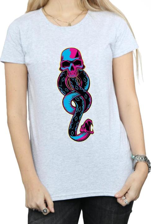 Actual product image Womens/Ladies Neon Dark Mark Cotton T-Shirt (L)