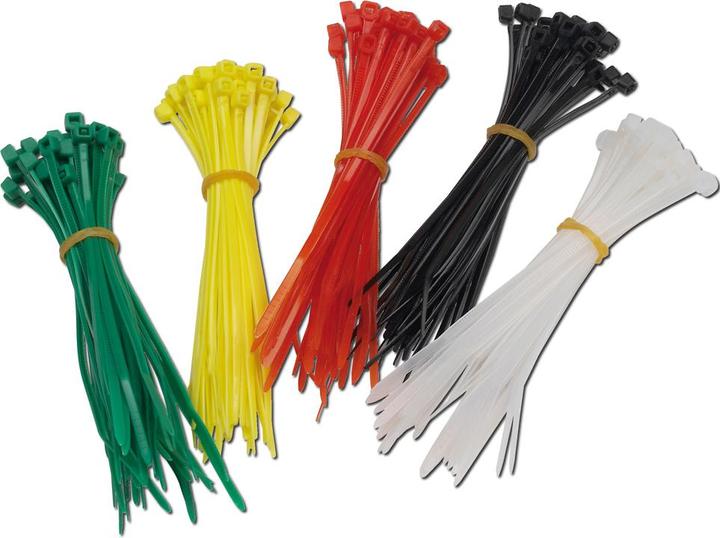 Actual product image Donau 200 cable ties In 4 colours 100x2,4 (200 pcs.)