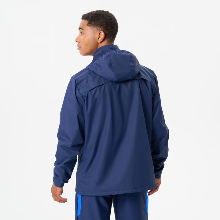 Produktbild Kipsta Damen/Herren Fussball Regenjacke - VIRALTO Club marineblau (M)