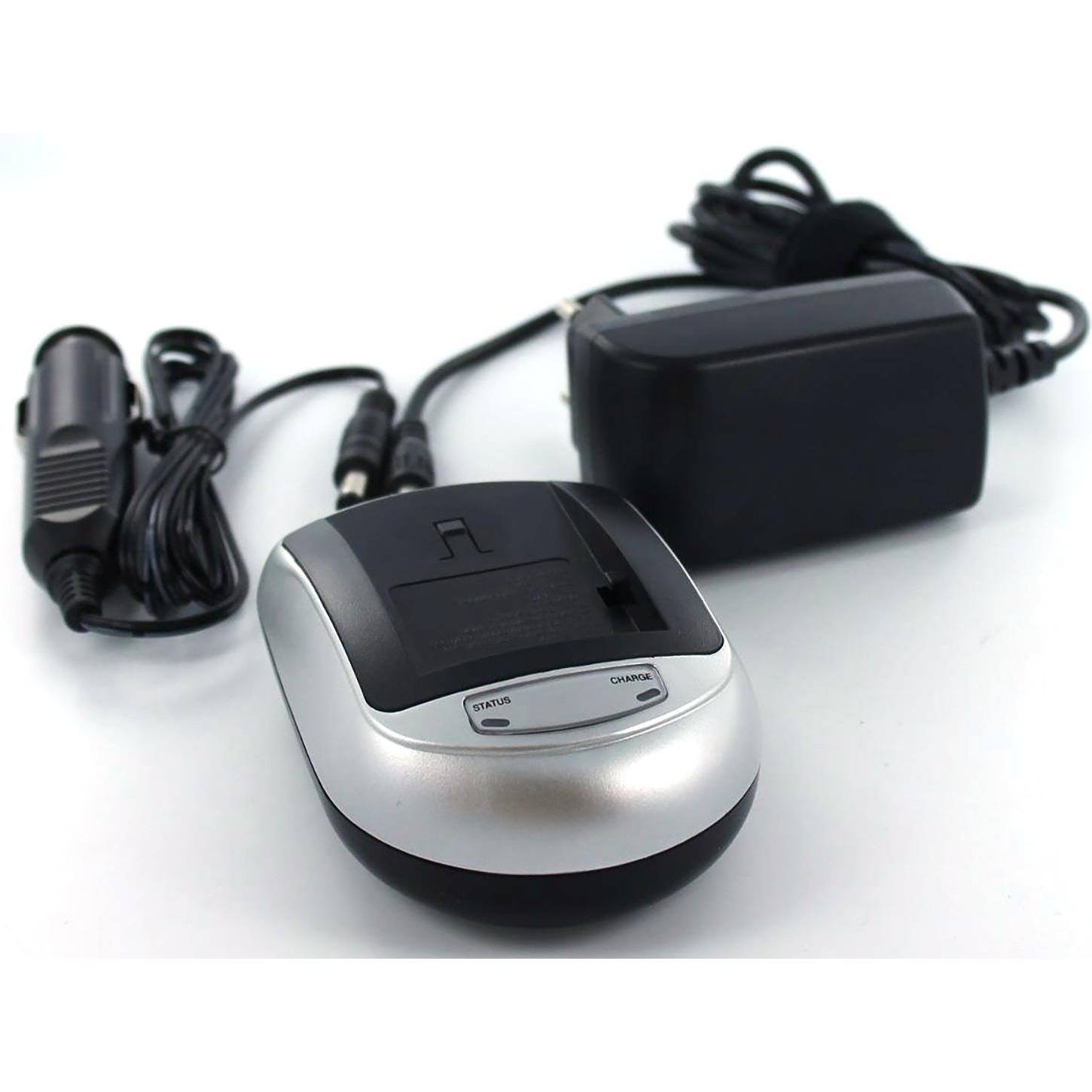 AGI Ladegerät kompatibel mit Canon IXUS 275 HS (Ladegerät), Kamera Stromversorgung, Silber