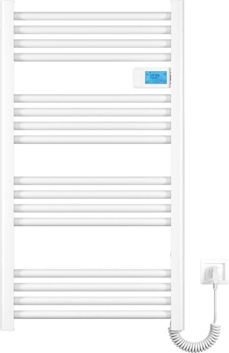 Produktbild Emke Badheizkörper Handtuchhalter Einstellbare Temperaturregelung 96x54cm Weiss 500W (500 W)
