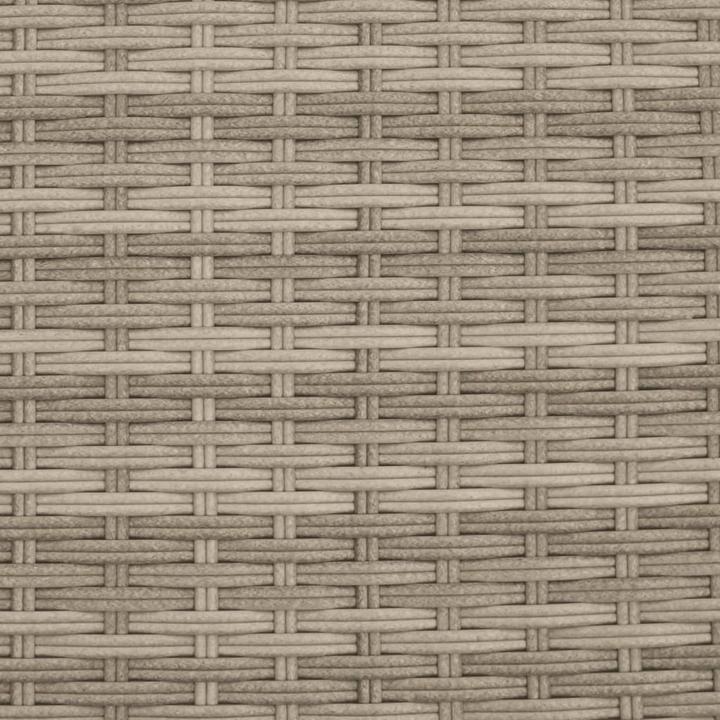 Produktbild vidaXL Gartensofa 2-Sitzer mit Hockern