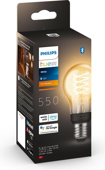 Produktbild Philips Hue White BT (E27, 7 W, 550 lm, 1 x, G)