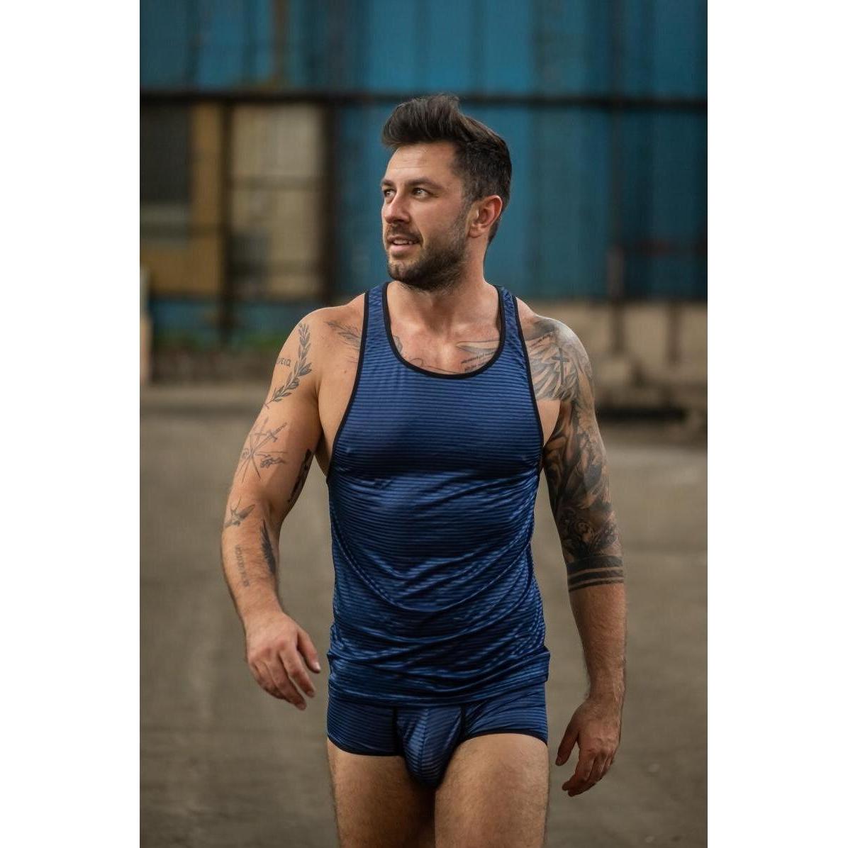 Thumbnail - Anais, Herren, Shirt, Herren Top “Marine”, Blau, (L)
