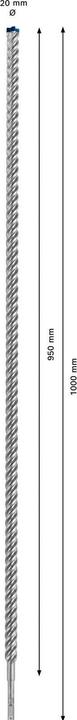Actual product image Bosch Professional Zubehör Expert SDS plus-7X hammer drill, 20 x 950 x 1000 mm