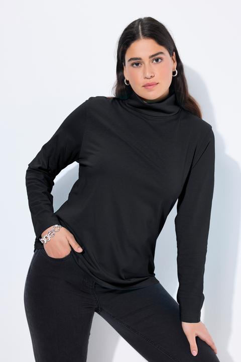 Produktbild Ulla Popken Shirt, Rollkragen, Slim, Langarm (58)