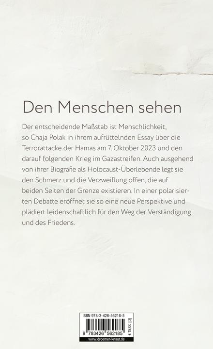 Nährwerte und Zutaten Brief in der Nacht (Deutsch, Chaja Polak, 2024)