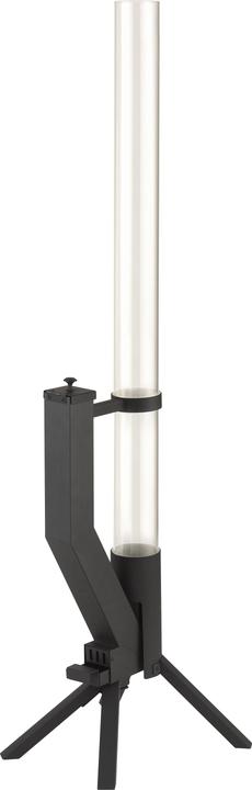 Produktbild Gardenflare Feuerrohr – elegante Edelstahl Feuersäule und Pelletfackel - schwarz (106 cm)