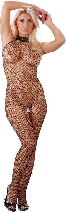 Produktbild Mandy Mystery Netzcatsuit mit Spitzenkragen (S, M)