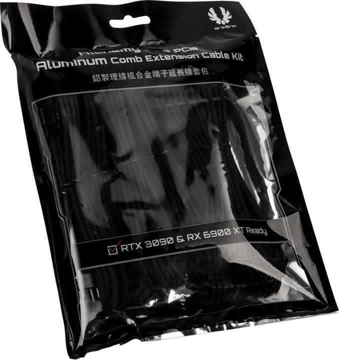 Actual product image BitFenix Alchemy 3 x 8 pin PCIe extension kit, sleeved