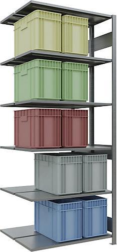 Actual product image eurokraft pro boltless shelving, double row