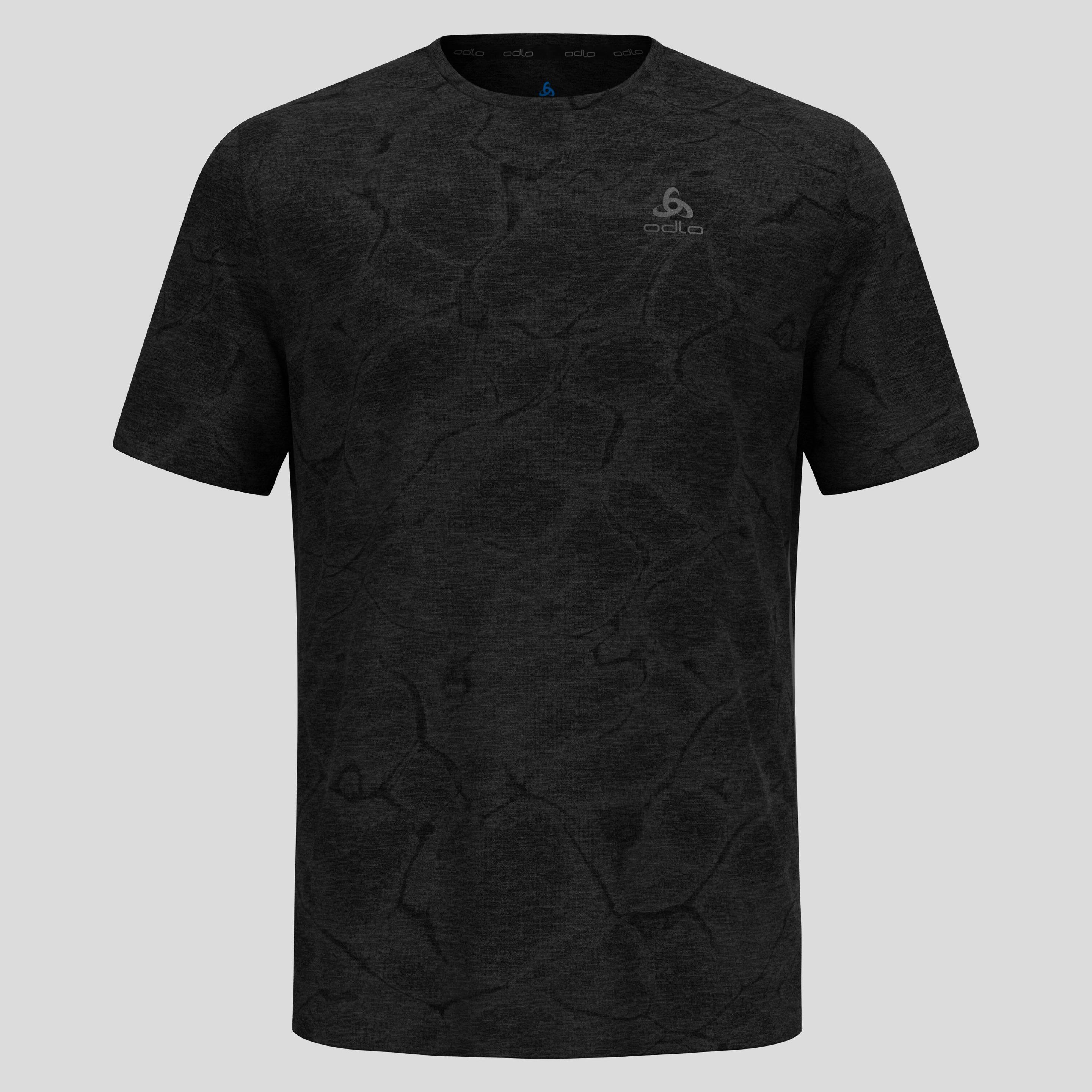Odlo, Herren, Sportshirt, Zeroweight Engineered Chill-Tec (L), Schwarz, L