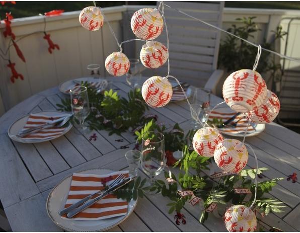 Produktbild Star Trading Lichterkette Crayfish Party Batteriebetrieben (1.40 m)