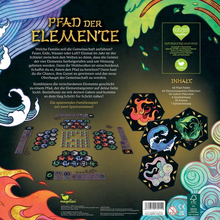 Actual product image Path of the elements (German, 2 - 4 Players)