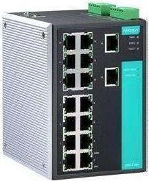 Immagine prodotto Moxa EDS-516A - Switch Ethernet gestito con 16 porte 10100BaseT(X), temperatura operativa da 0 a 60 °C (16 porte)