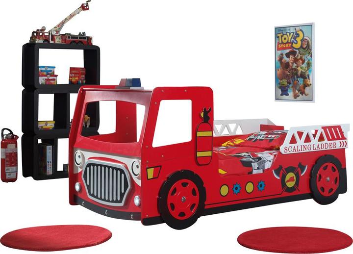 Immagine prodotto Vipack Autobett Feuerwehr (90 x 200 cm)