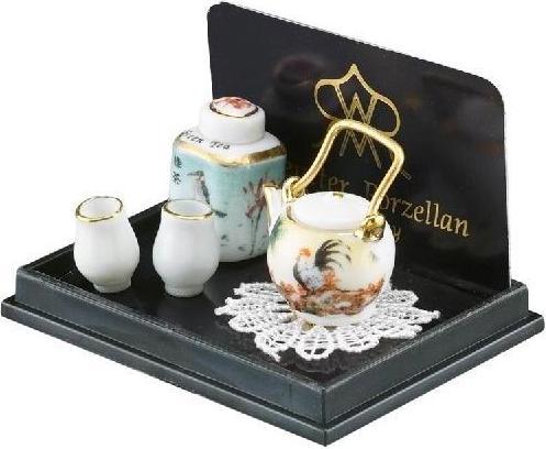 Actual product image Reutter 001.315/5 - Small Japanese tea time, miniature in 1:12 scale