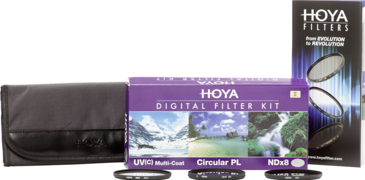 Immagine prodotto Hoya Digital Filter Kit II (UV, CIR-PL & ND8) Filterset (37 mm, Filtro UV, Filtri grigi, Filtri polarizzanti, 37 mm)