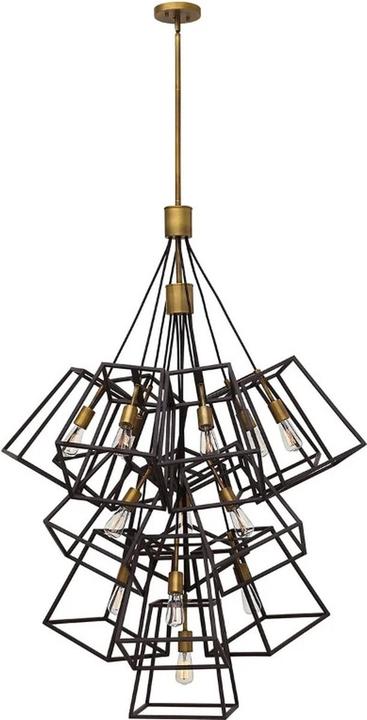 Image du produit Elstead Lighting Fu Lighton Lustre E27 13 branches bronze