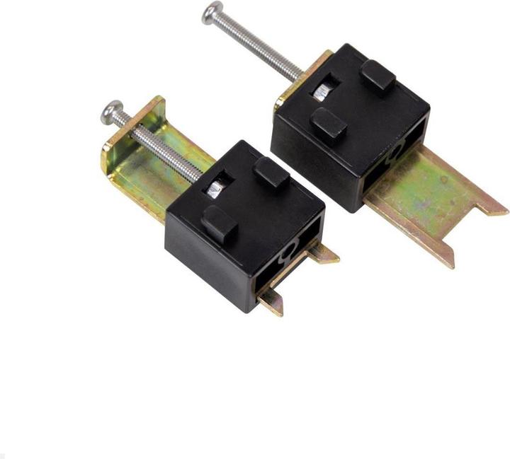 Produktbild Bachmann CONI DUO Einbaurahmen kurz, 2x 3-fach (911.047) schwarz (2 x)