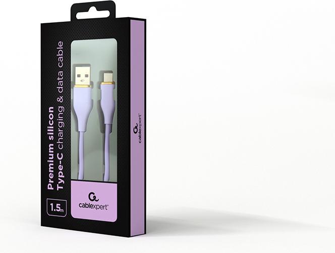 Produktbild Gembird CABLE USB-C TO USB2 1.5M VIOL./CC-USB2S-AMCM-1.5M-P (1.50 m, USB 2.0)