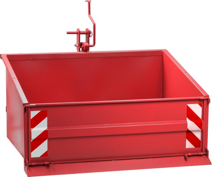 Dema Traktor Heckcontainer Heckmulde Transportcontainer Mulde Container 120 cm rot (410 l)