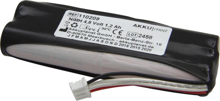 Actual product image XCell NiMH rechargeable battery suitable for Fresenius-VIAL feeding pump APPLIX, Smart, Ambix activ (1200 mAh)