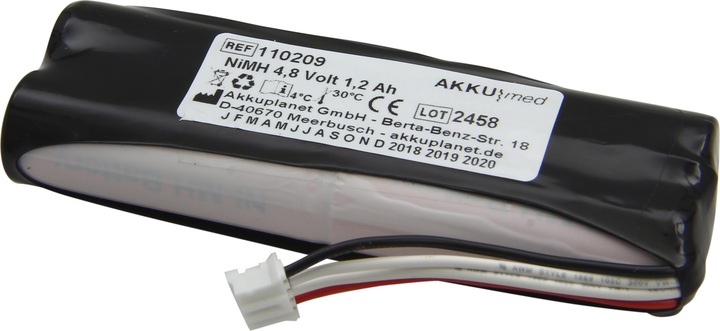 Produktbild XCell NiMH Akku passend für Fresenius-VIAL Ernährungspumpe APPLIX, Smart, Ambix activ (1200 mAh)