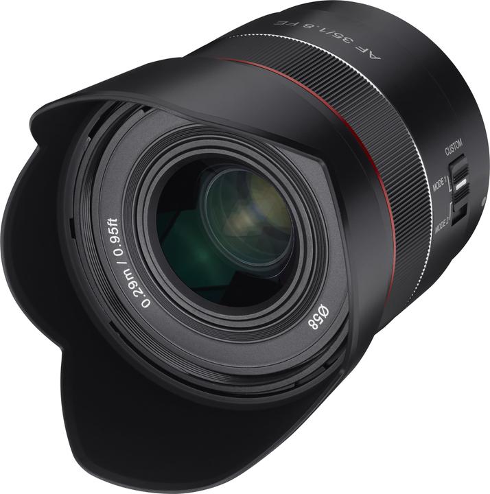 Productafbeelding Samyang AF 35mm f/1.8 FE (Sony E, APS-C / DX, Volledig formaat)