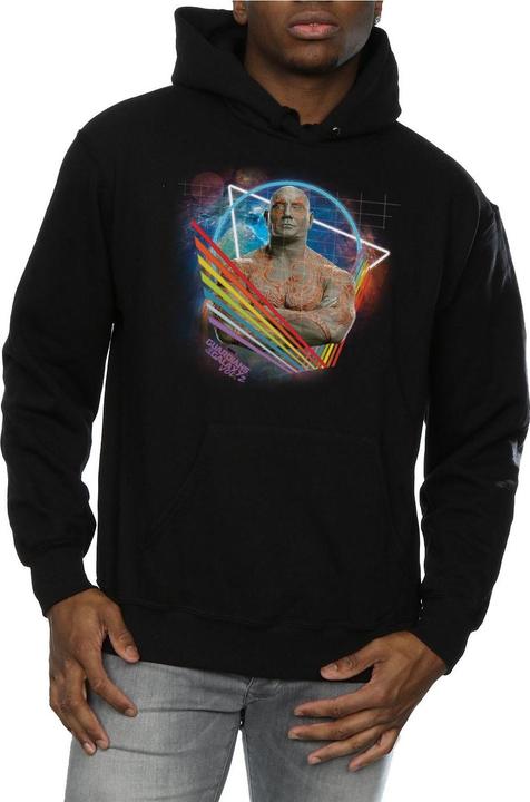 Image du produit - Sweat à capuche GUARDIANS OF THE GALAXY NEON DRAX - Homme (L)