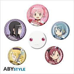 Image du produit ABYstyle Puella Madoka Magica Pin Spilla Badge: Main Characters 3cm