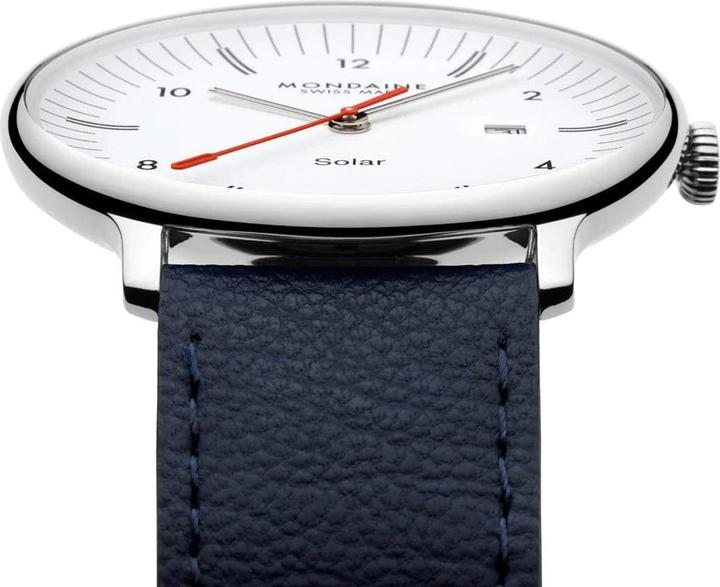 Produktbild Mondaine MLE.41910.LDV Herrenuhr Doppio Solar 41mm (Analoguhr, Swiss Made, 41 mm)