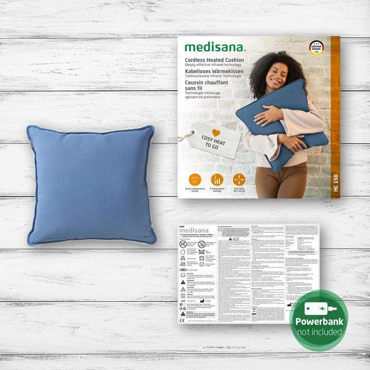 Actual product image Medisana HC 150 Interior Cushion Line blue (40 x 40 cm)