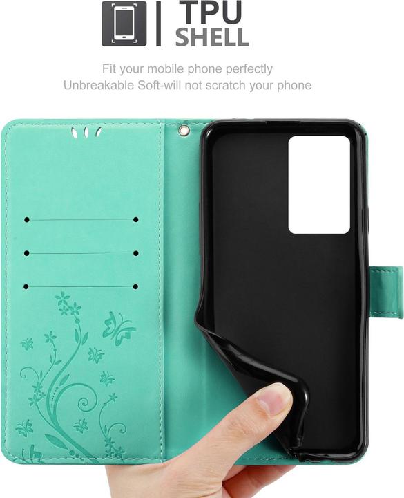 Immagine prodotto Cadorabo Custodia per Xiaomi Poco F5 Pro Flower Book (Xiaomi Poco F5 Pro)