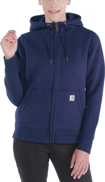 Actual product image Carhartt Clarksburg full zip hoodie, ladies, navy, size S (S)