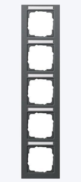 Actual product image Gira Cover frame 5f vertical BSF E2 111523