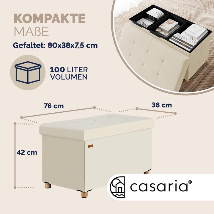 Image du produit Casaria Sitztruhe (76 cm)