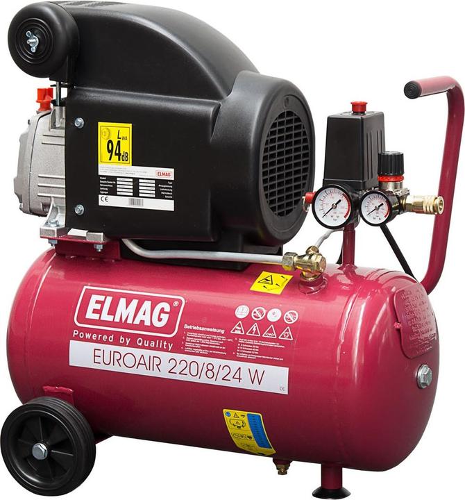 Image du produit Elmag Compresseur EUROAIR 220/8/24 W (8 bar, 24 l)
