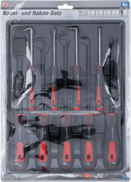 Actual product image BGS Needle and Hook Set 9 pcs.