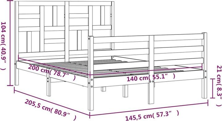 Actual product image vidaXL Orso (140 x 200)