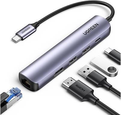 Produktbild Ugreen USB-C Hub (USB-C, 5 Ports)