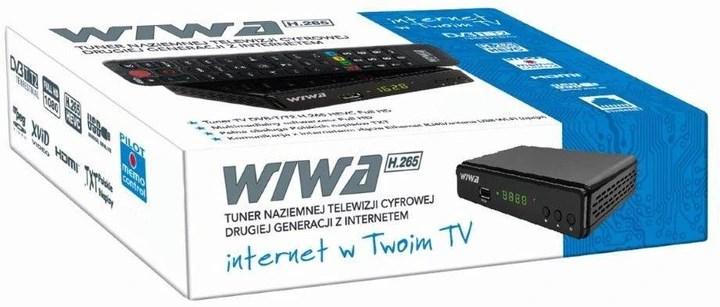 Actual product image Wiwa Esperanza EV104 TV set-top box Cable Black - H.265 - DVB-T (DVB-T, DVB-T2)