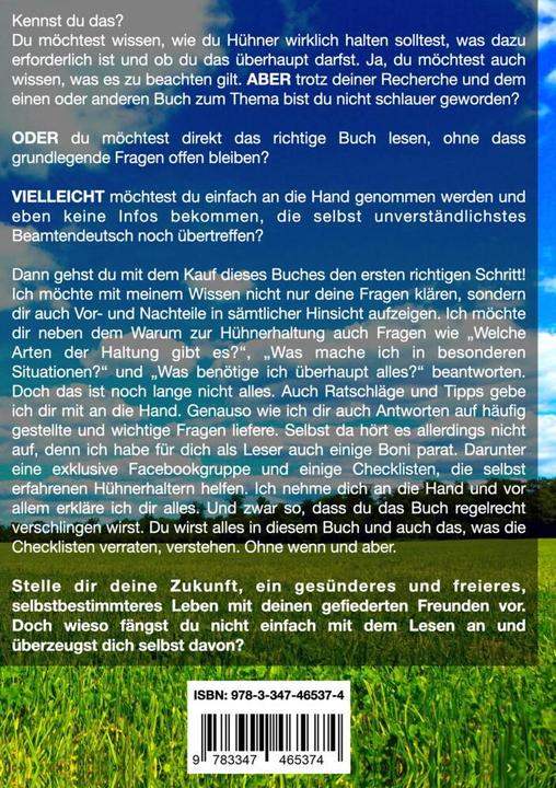 Produktbild Hühnerhaltung für Einsteiger (Deutsch, Martin Schneider, 2021)