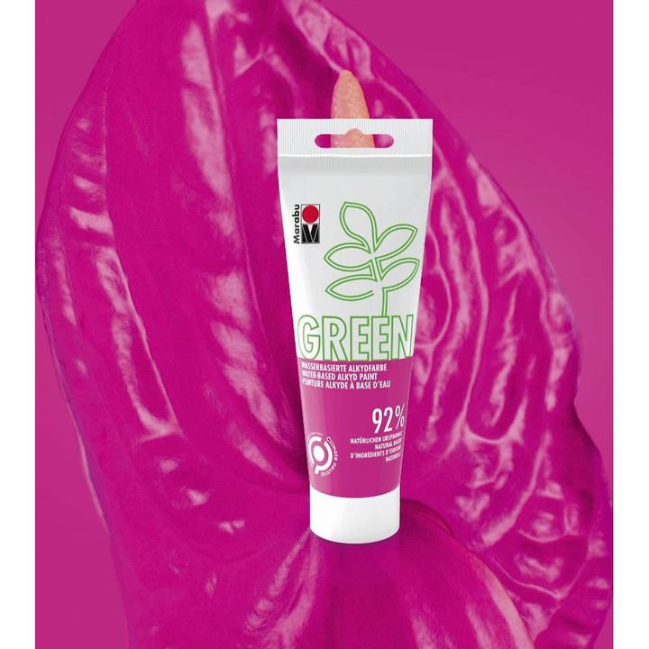 Actual product image Marabu Craft Paint Alkyd Colour Green Raspberry, 100 ml (100 ml)