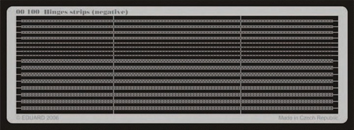 Actual product image Eduard Rivet rows (negative)