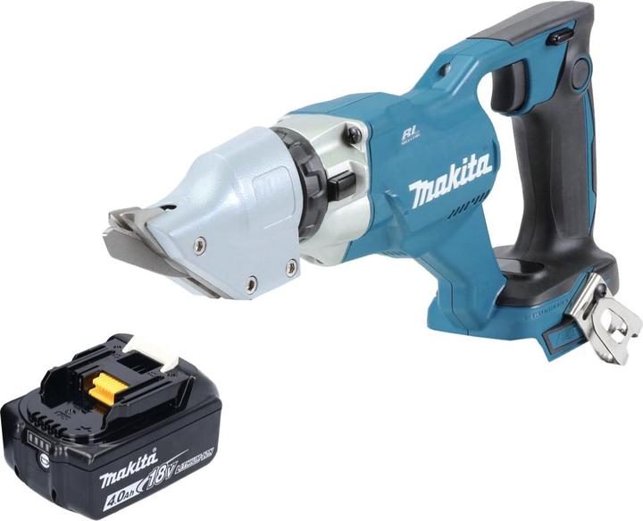 Produktbild Makita DJS 200 M1 Akku Blechschere 18 V 2,0 mm Brushless + 1x Akku 4,0 Ah - ohne Ladegerät